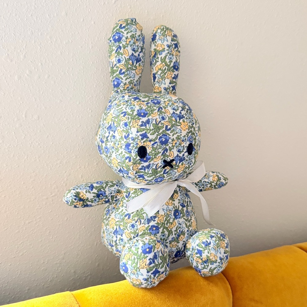 Miffy Ditsy Flower Garden Soft Toy Bunny